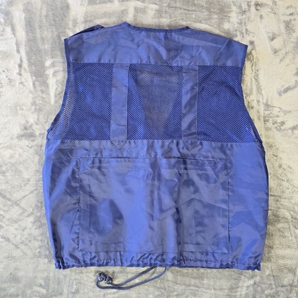 Rigo Fishing Utility Vest Nylon Size XL Blue - Picture 5 of 5